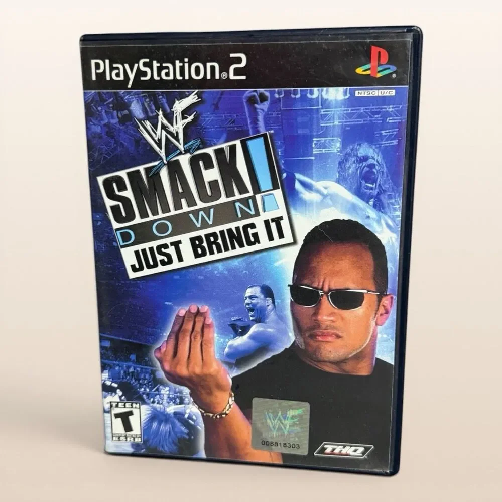 Sony PlayStation 2 (PS2) - WWF SmackDown! Just Bring It - Case/Manual/Disc